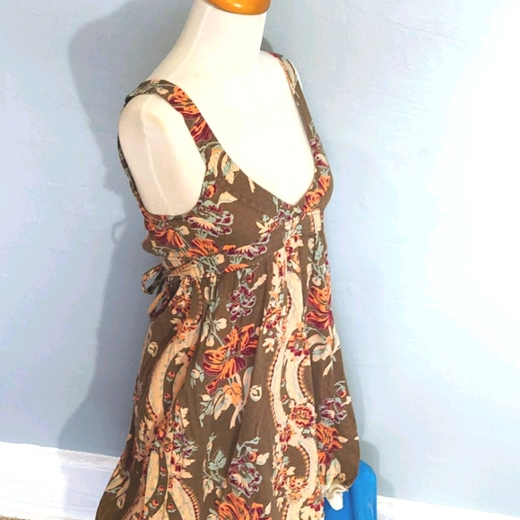 Free People dress floral empire waist 10 - Picture 4 of 13